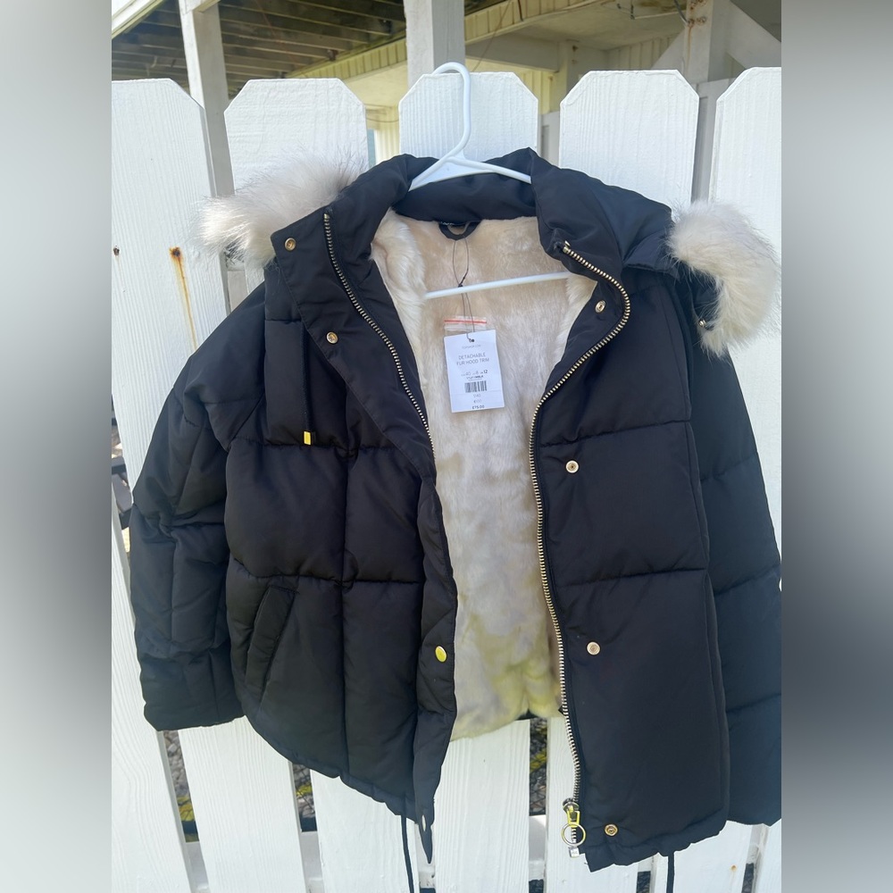 Topshop Jacket // Size 8 // Color Black